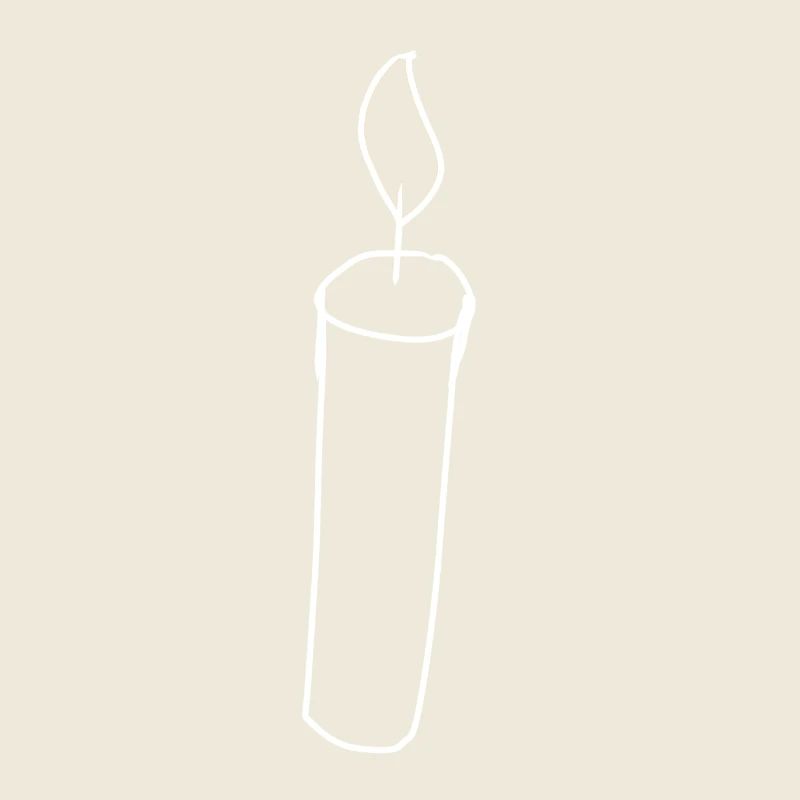 Bougie Symbole Feu Lumière Forme