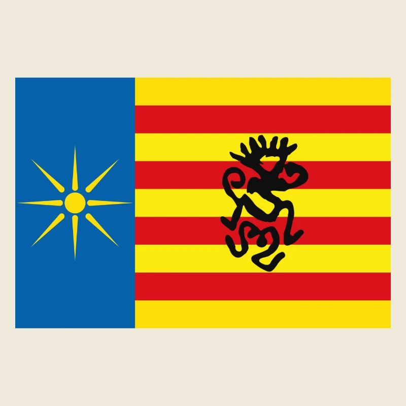 Drapeau du Salento avec chaman