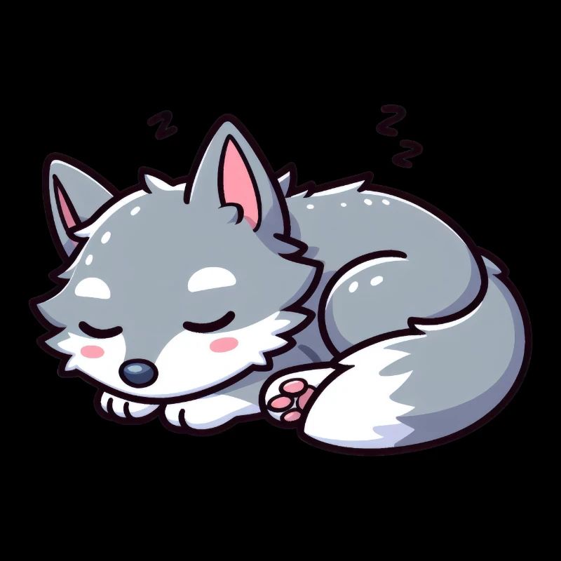 Süßer kleiner Kinder Wolf