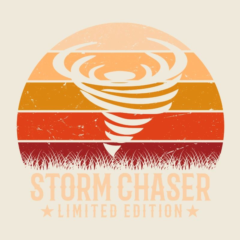 Rétro Tornado Twister Hurricane Lover
