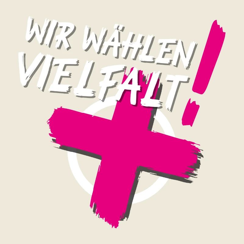 Wir wählen Vielfalt! (CSD-Design 2024)