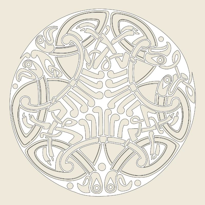 Celtic circles corners swatches gothic symbols