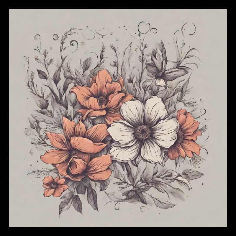 Pastel Spring Flowers