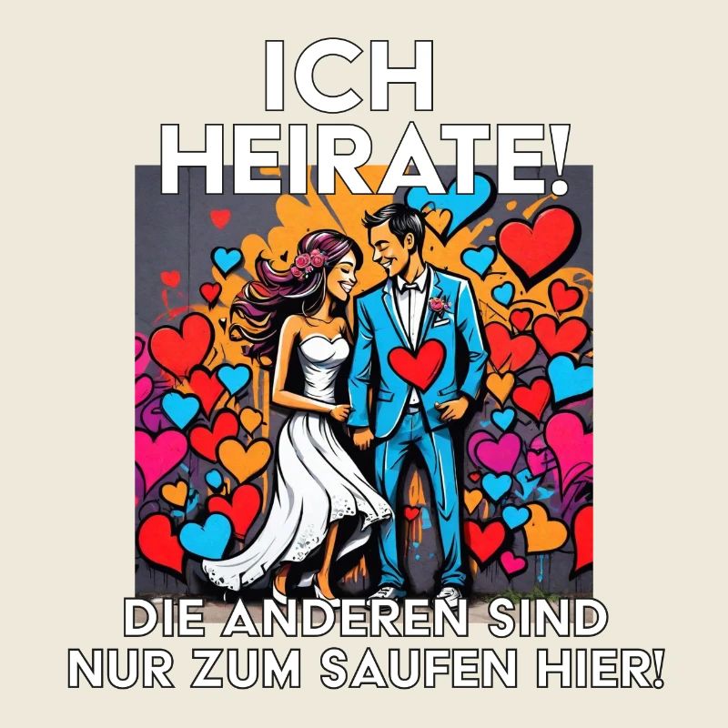 JGA Bräutigam Ich heirate