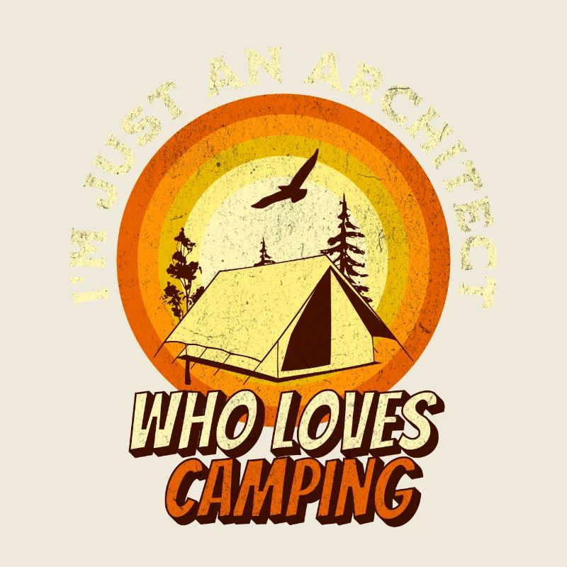 Chemise Camping Lover - I’m just an Architect