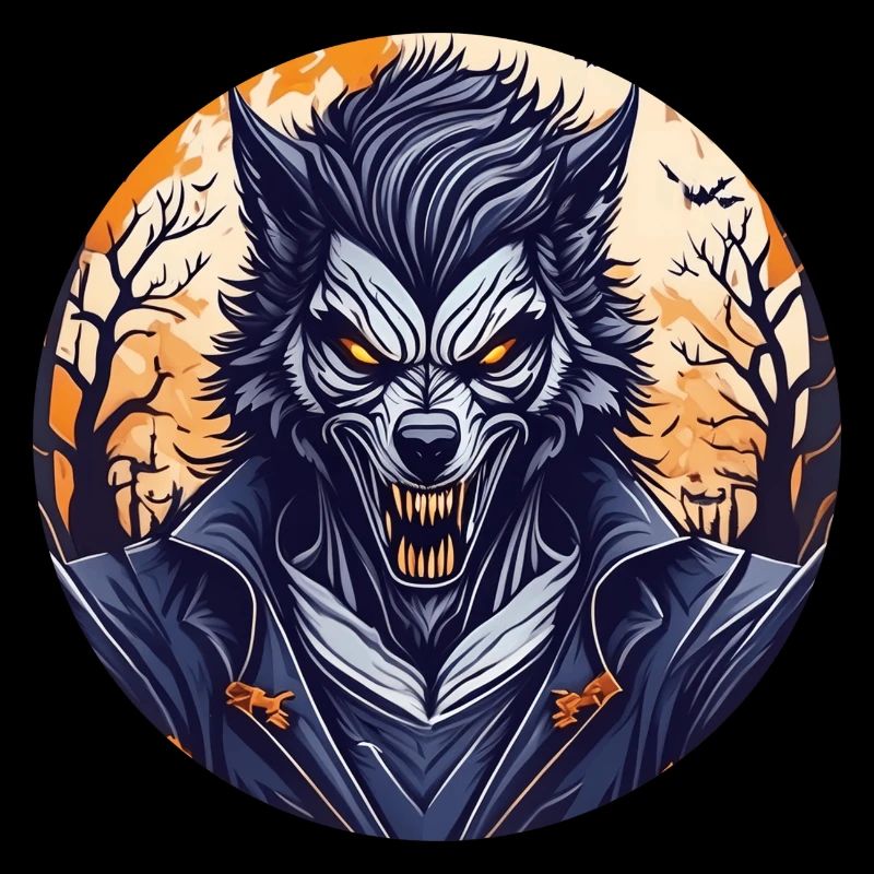 Gruseliges Halloween-partykostüm Werwolf