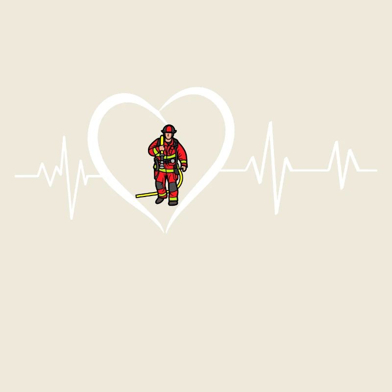 Herzschlag eines Feuerwehrmanns