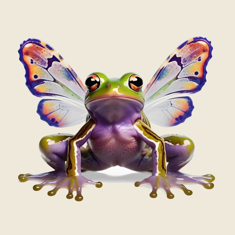 Psychedelic Goa Butterfly Frog