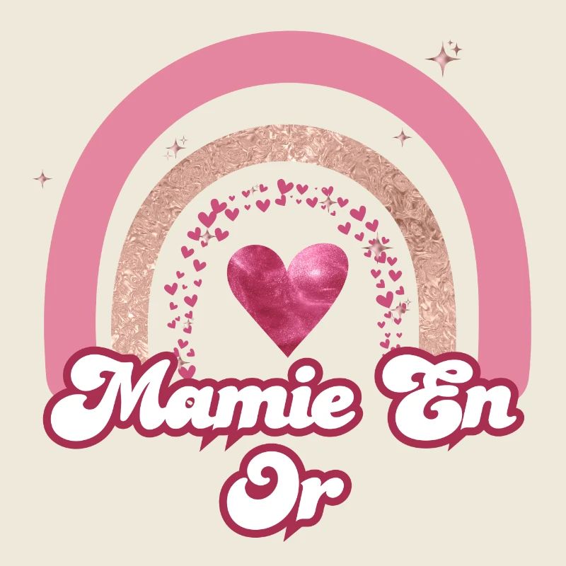 Rose Rainbow Gold Granny - Granny Geschenk