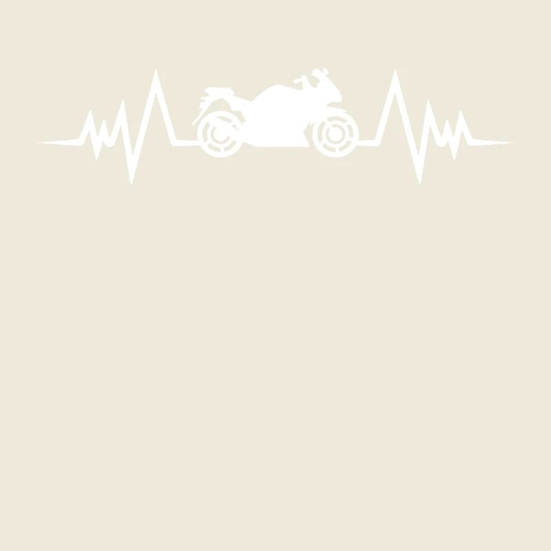 biker heartbeat motorcycle