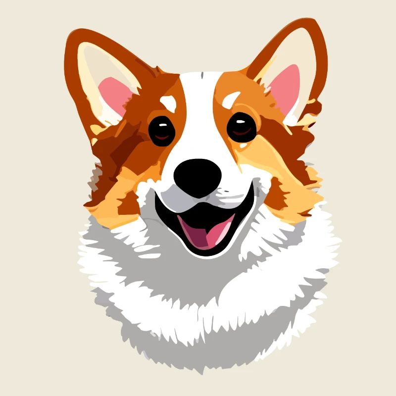 Süßer glücklicher Corgi