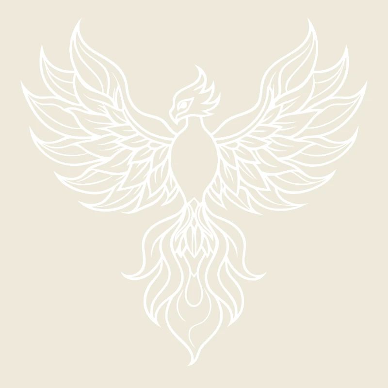 Phoenix Rise - Dessin au trait