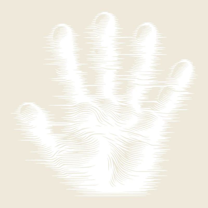 Creepy Kids Halloween Ghosts Mist Hand