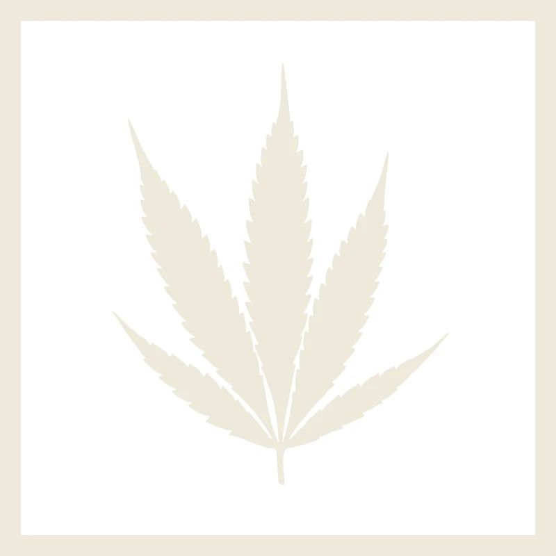 Hemp Leaf White Classic