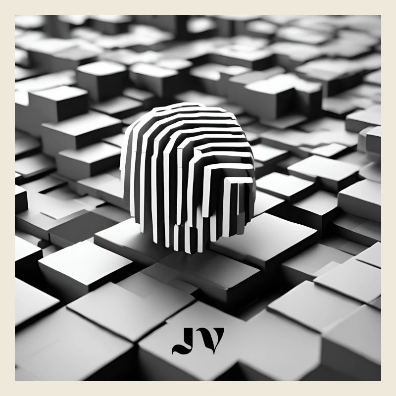 Abstrait d’empreintes digitales