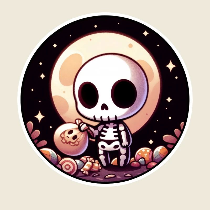 Halloween Cute Skeleton