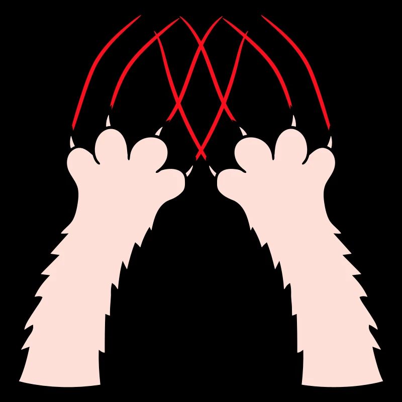 Chats, Griffes, Pattes, Pattes, Griffes, Griffures, Rayures