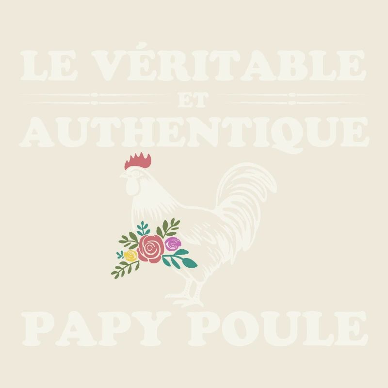 Die echte, authentische Papa-Henne