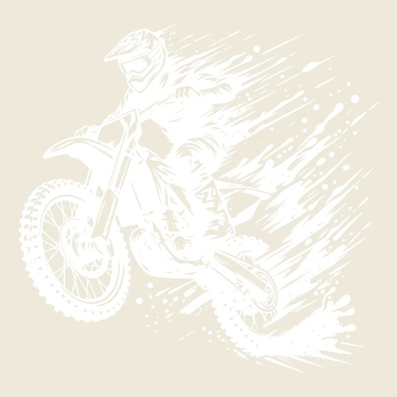 Enduro Motocross mit Matsch und Schlamm