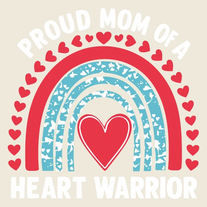 Stolze Mama eines Herz-Kämpfers