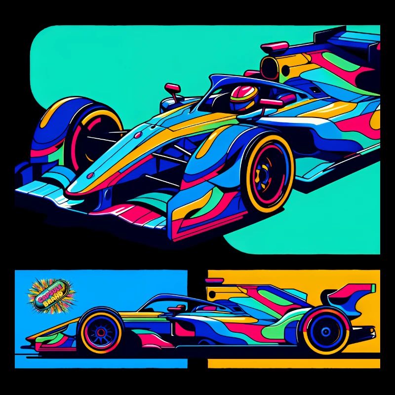 Formule Car Popart