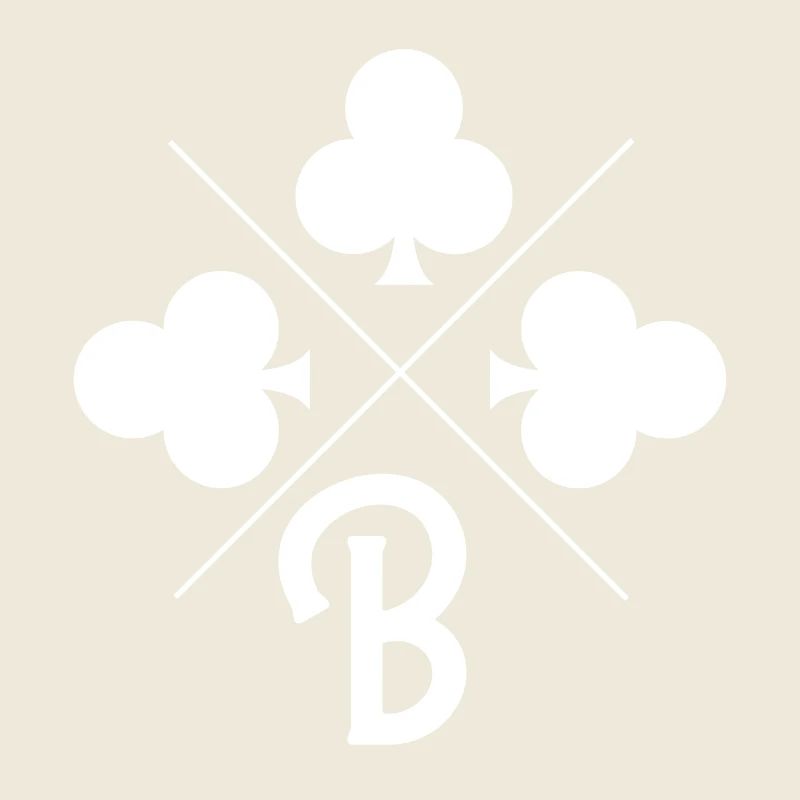 Buchstabe b Glücksklee