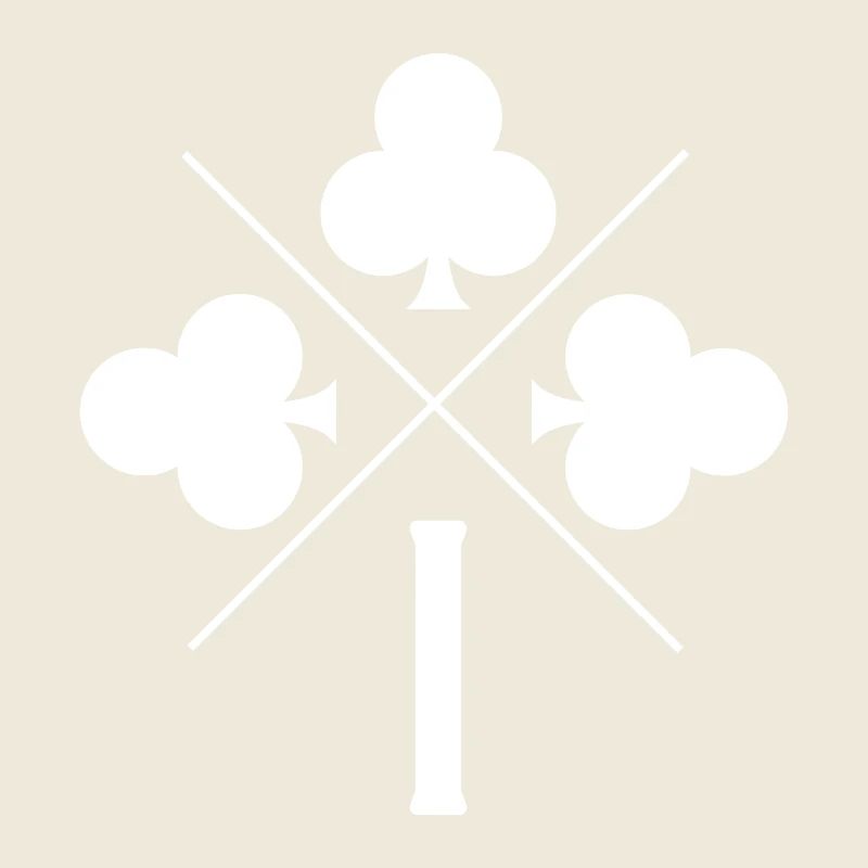 Buchstabe i Glücksklee