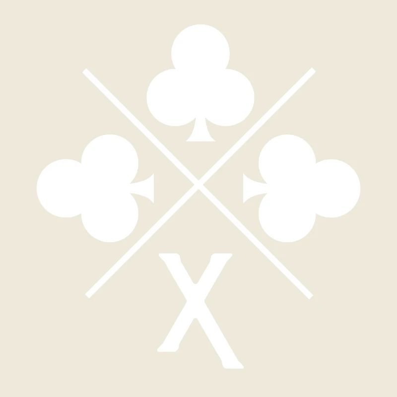 Glücksbuchstabe x Klee