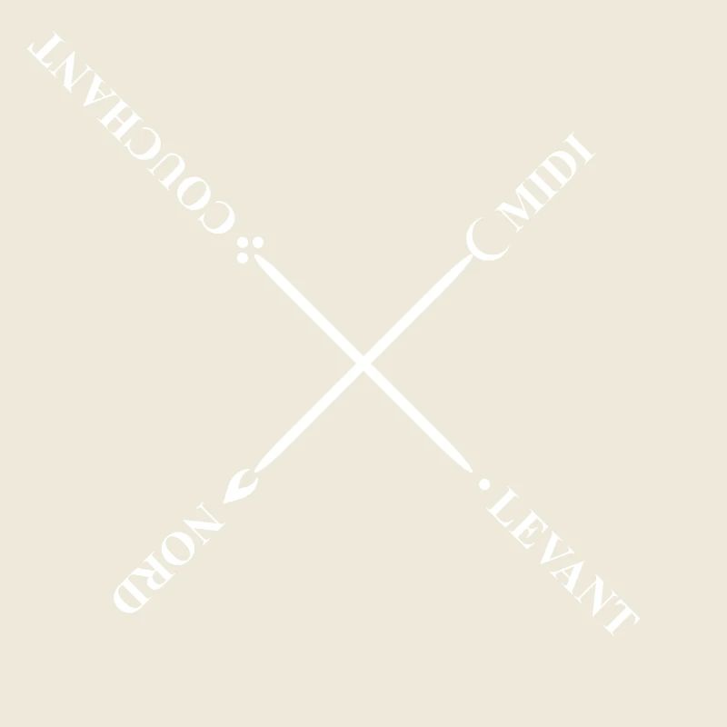 Kompass stieg aus den Steinbrüchen unter Paris