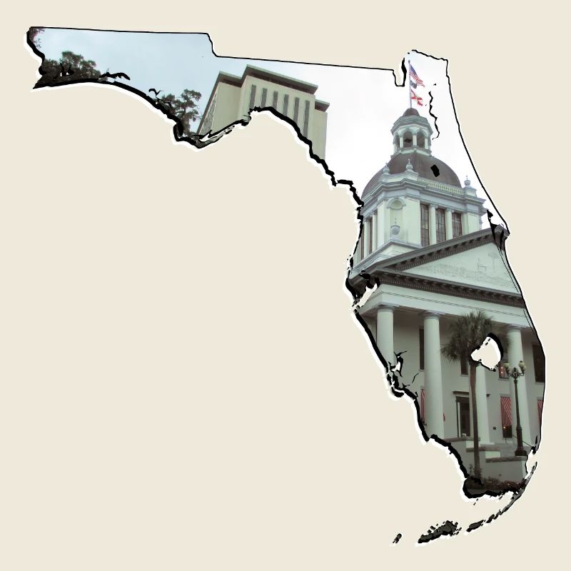 Capitole de l’État de Floride en Floride Carte