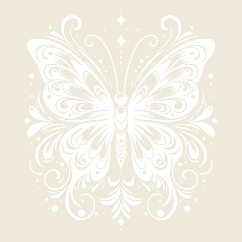 Cheerful Kids Butterfly Inks Style