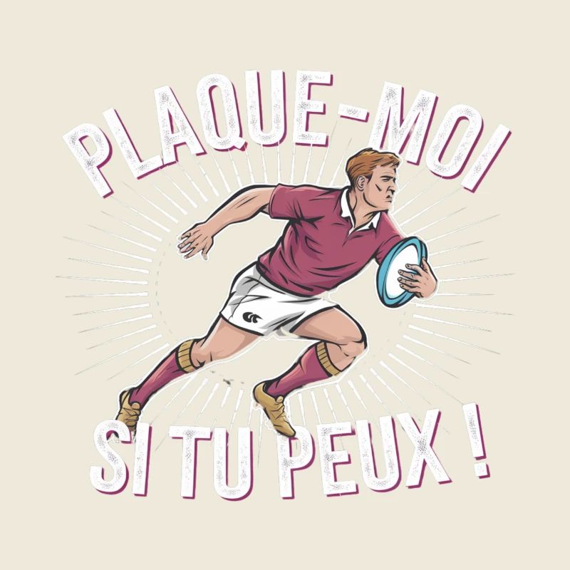 Rugby Plaque moi si tu peux