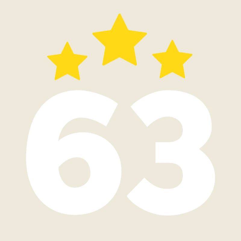 63 ans étoile - cadeau 63e anniversaire