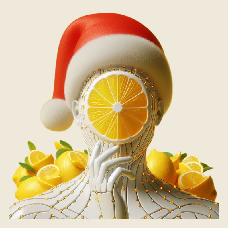 Cyber Santa Zitrone