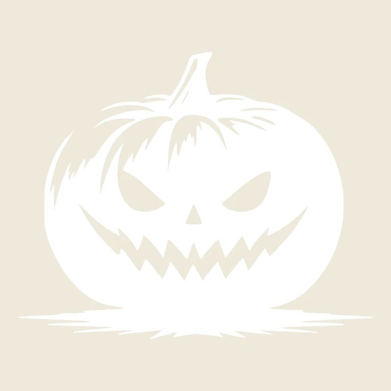 Funny pumpkin lantern with a cheeky grin