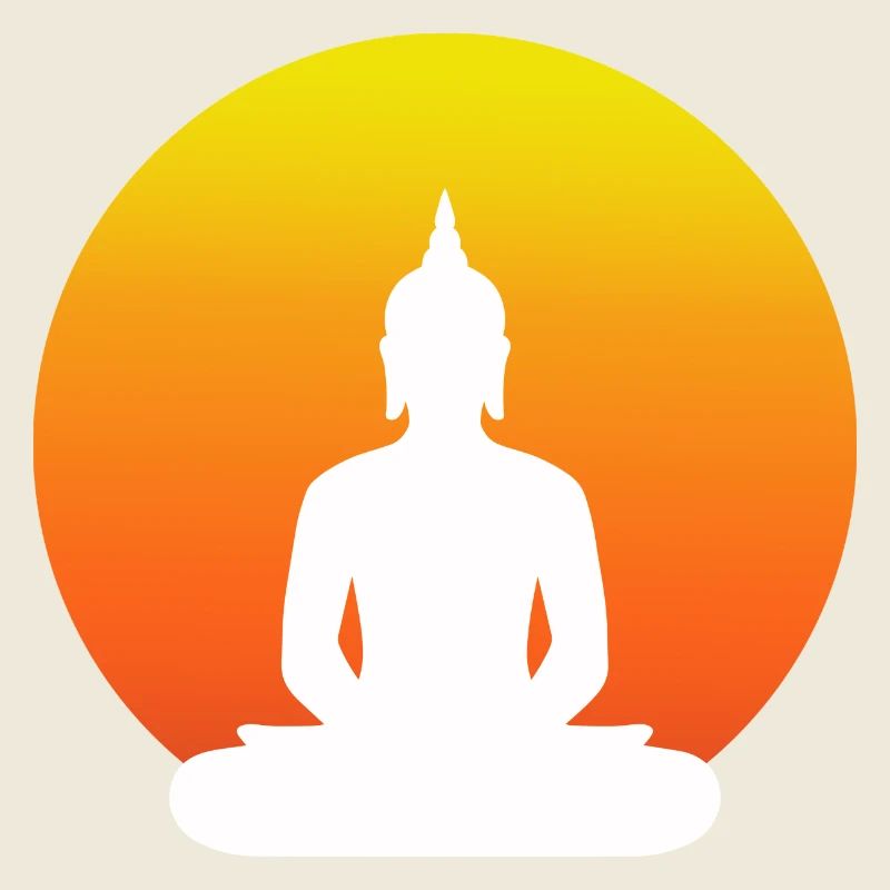 Bouddha assis en tailleur