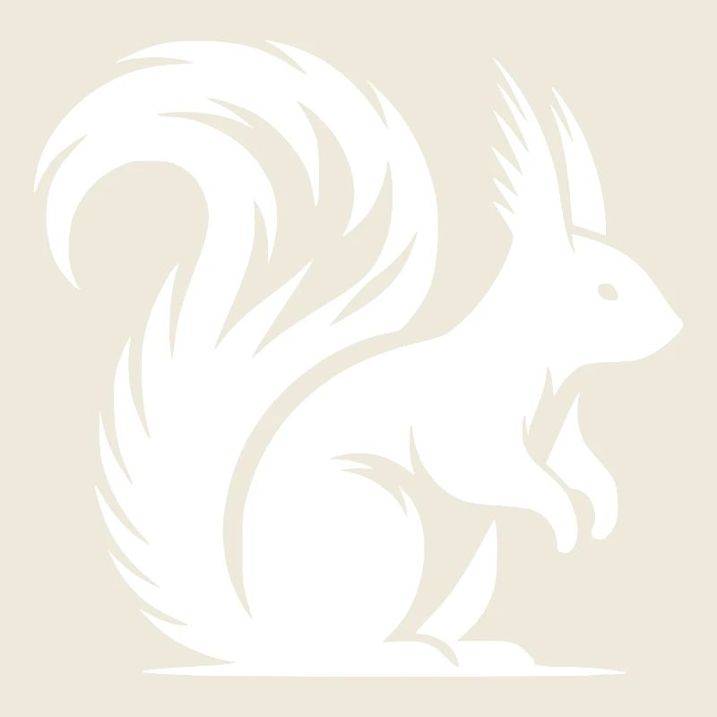 Kleines süsses Eichhörnchen Kinder Zeichnung