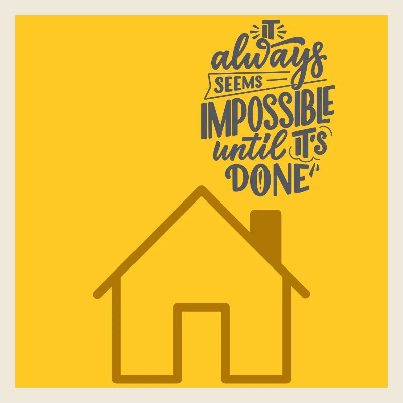 "It Always Seems Impossible Motivational Quote"