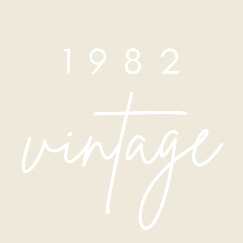 Anniversaire 1982 vintage