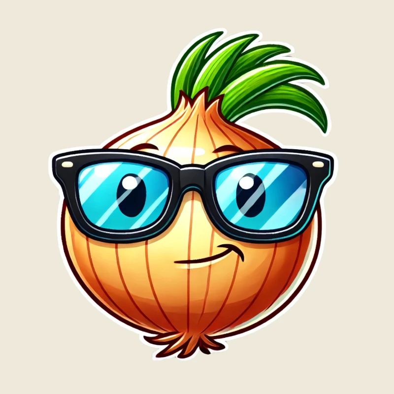 Cool onion – stylish vegetable design