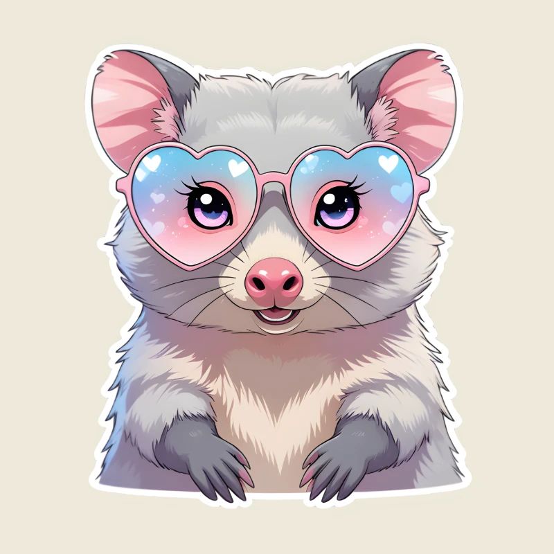 Opossum à lunettes