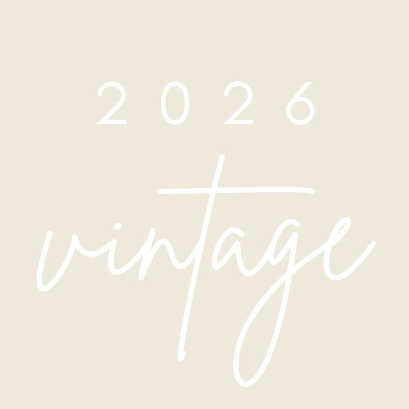 Anniversaire 2026 vintage