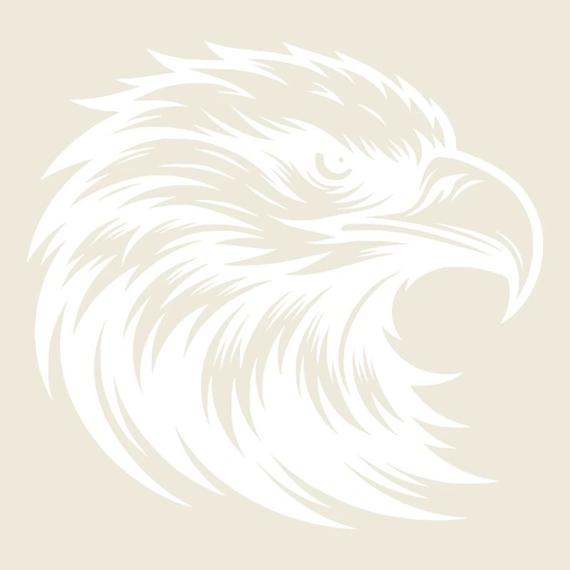 Eleganter Greifvogel als kraftvolle Tiergrafik