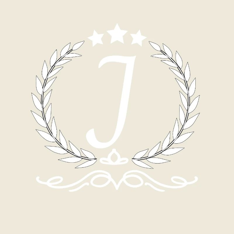 Lettre j couronne