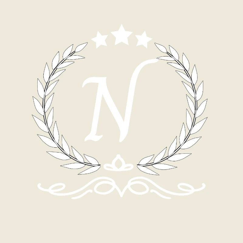 Letter n crown