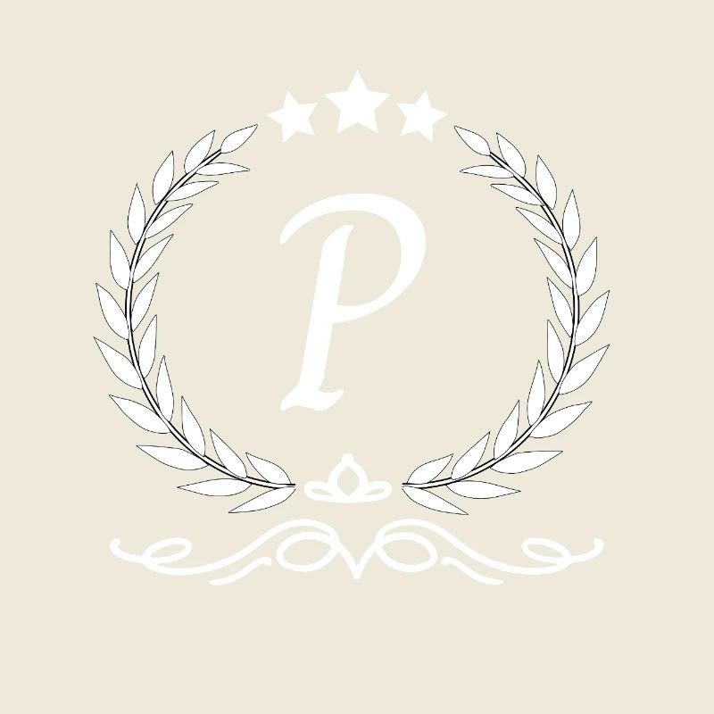 Lettre p couronne