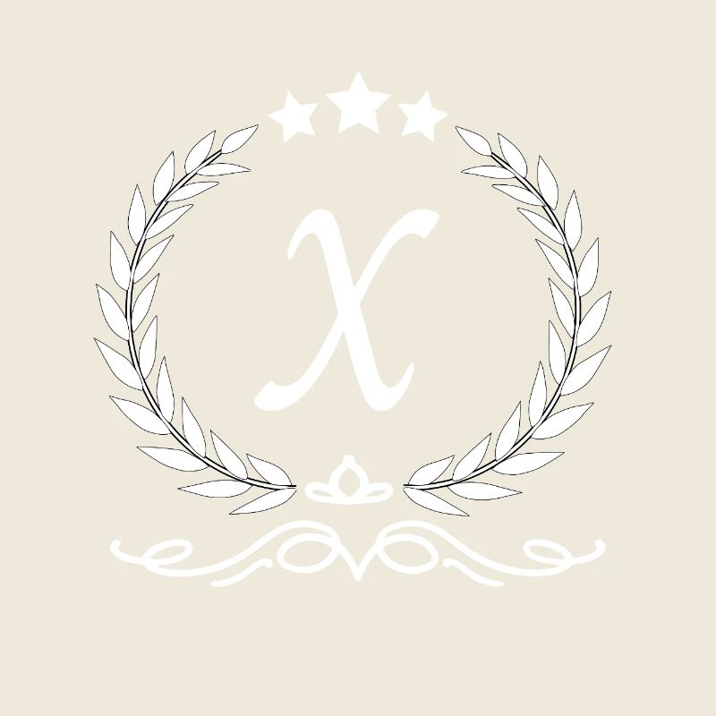 Letter x crown