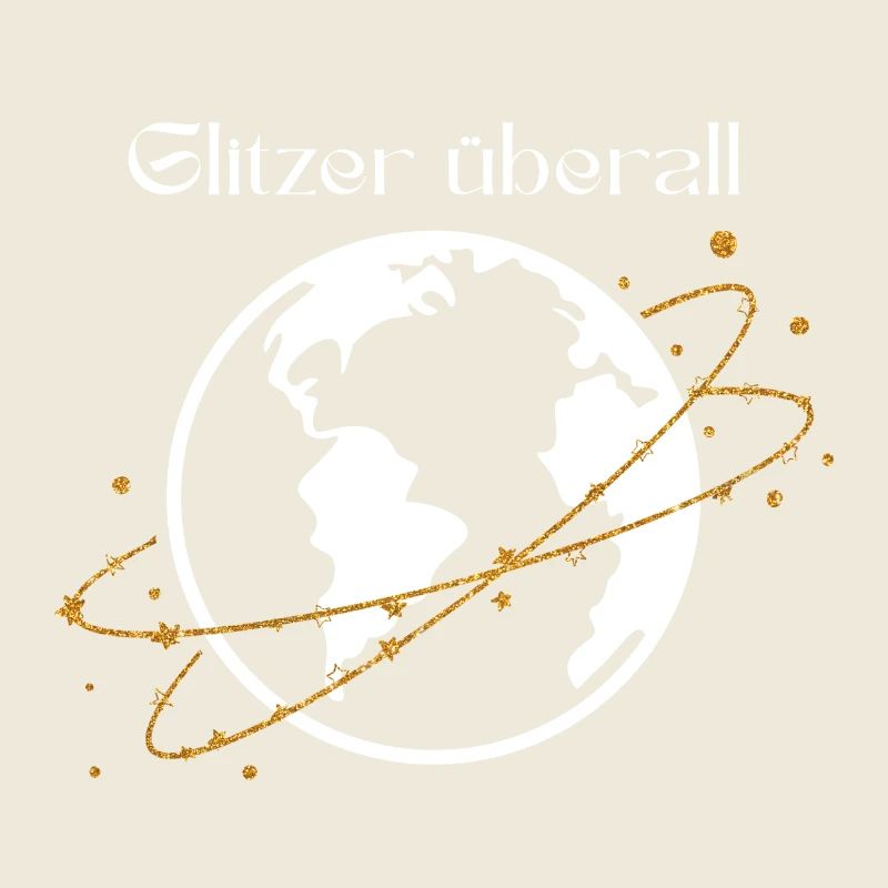 Glitter Everywhere–Sparkling Globe Shirt Design