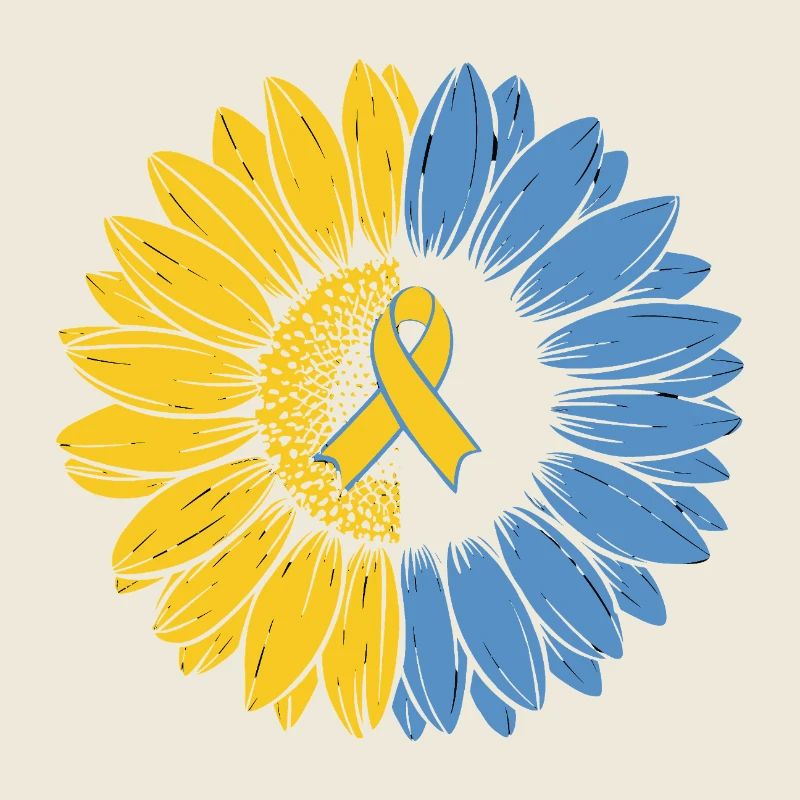 Down-Syndrom Unterstützung Sunflower Band