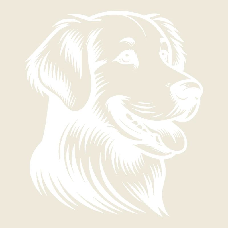 Portrait de chien Golden Retriever affectueux